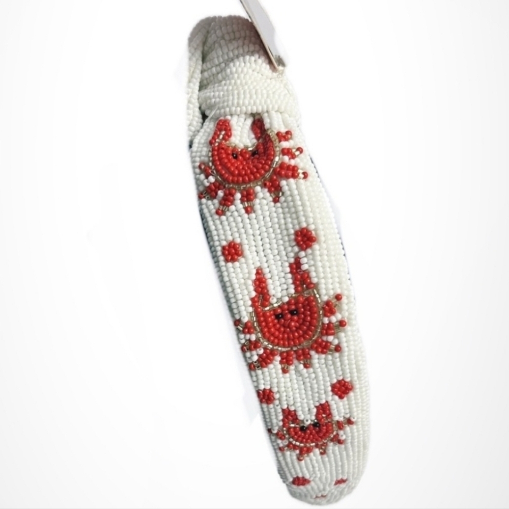 🦀 🔹️Piper K🔹️ Gorgeous Hand Beaded Crab Beaded Headband ✨️❤️